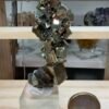Pyrite du Pérou cristaux cubiques éclat métallique doré spécimen collection